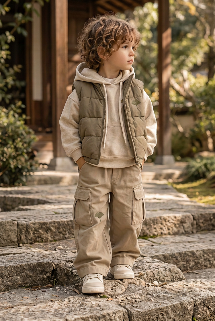 Child wearing the Outdoor Balance junior look