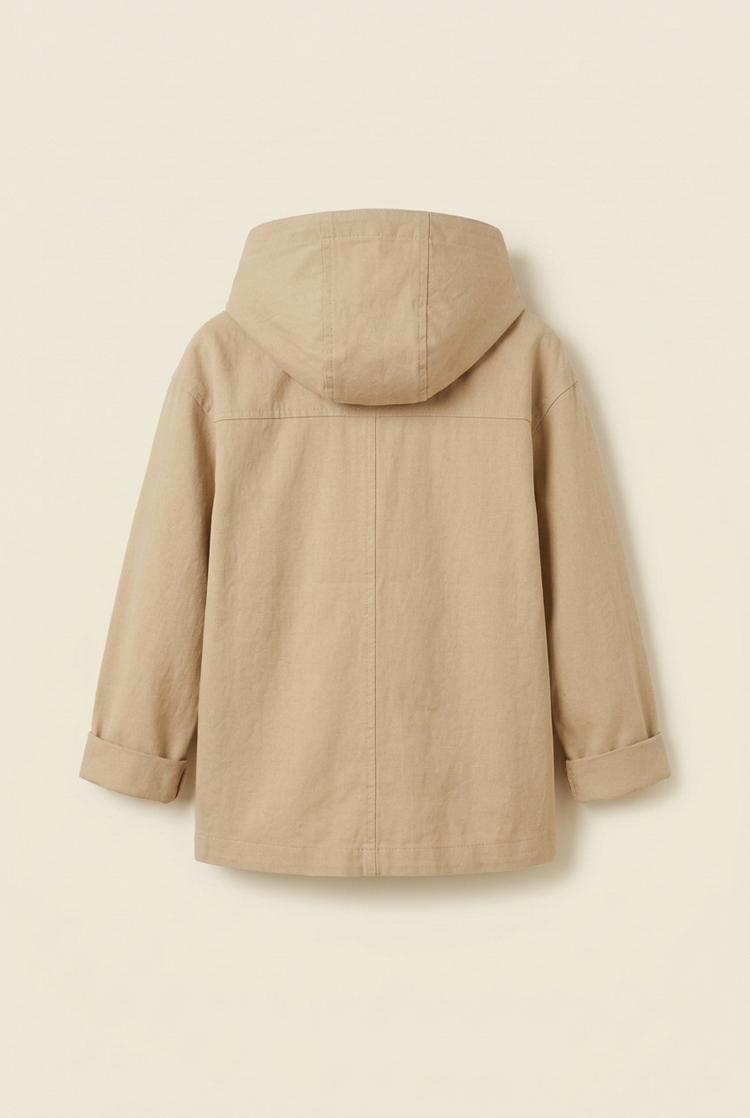 Junior Ginkgo Hooded Jacket – Sand