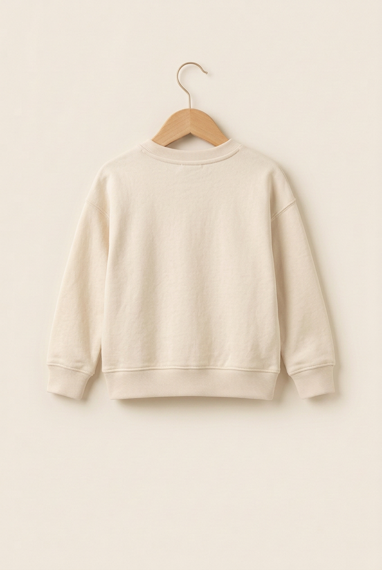 Soft Essentials junior sweatshirt, back view