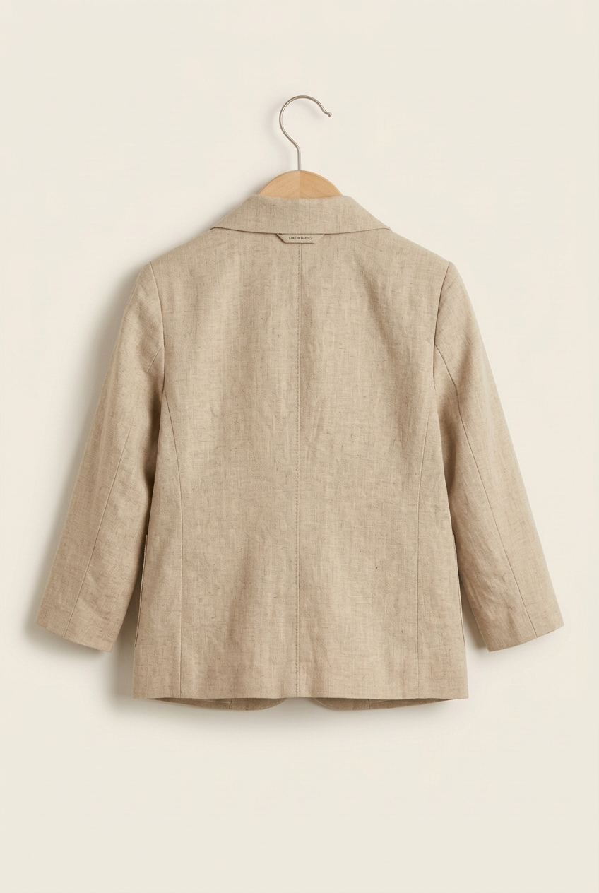 Minimal Luxury junior blazer, back view