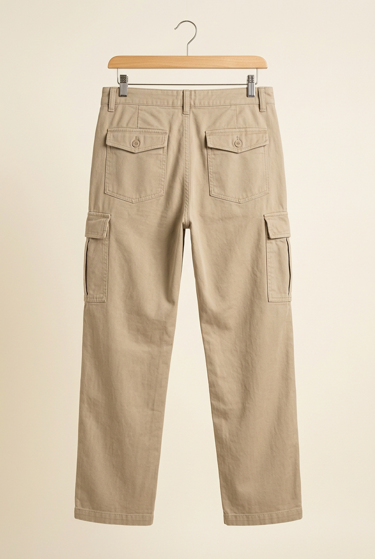 Herick & Belle Outdoor Balance sand cargo trousers, back