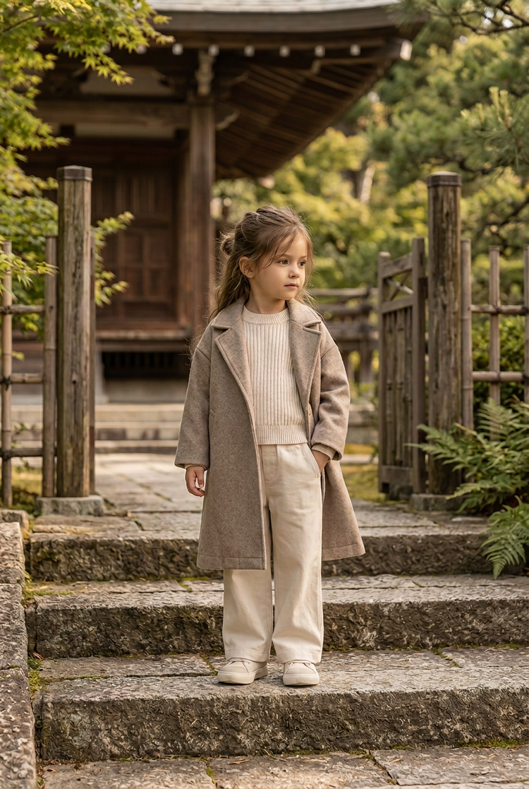 Child wearing the Layering Style junior look