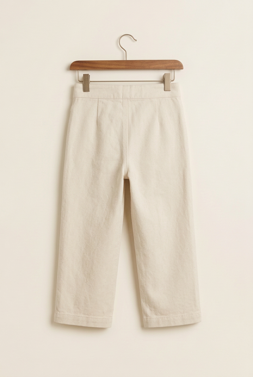 Layering Style junior straight trousers, back view
