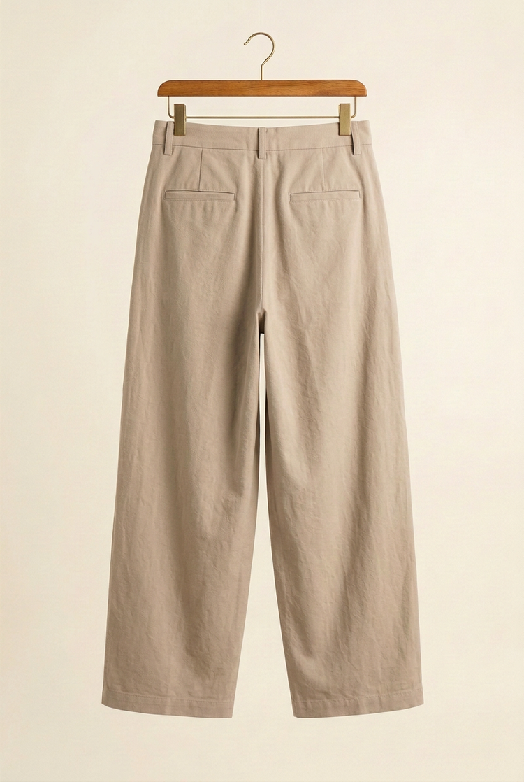 Herick & Belle City Explorer sand trousers, back