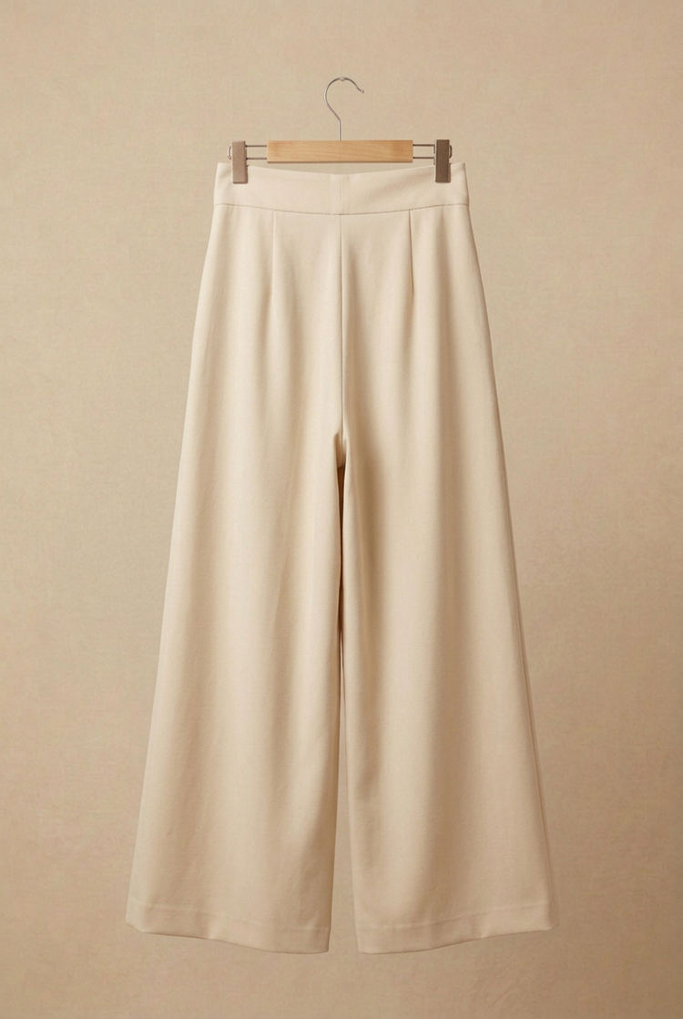 Japanese Heritage palazzo trousers, back