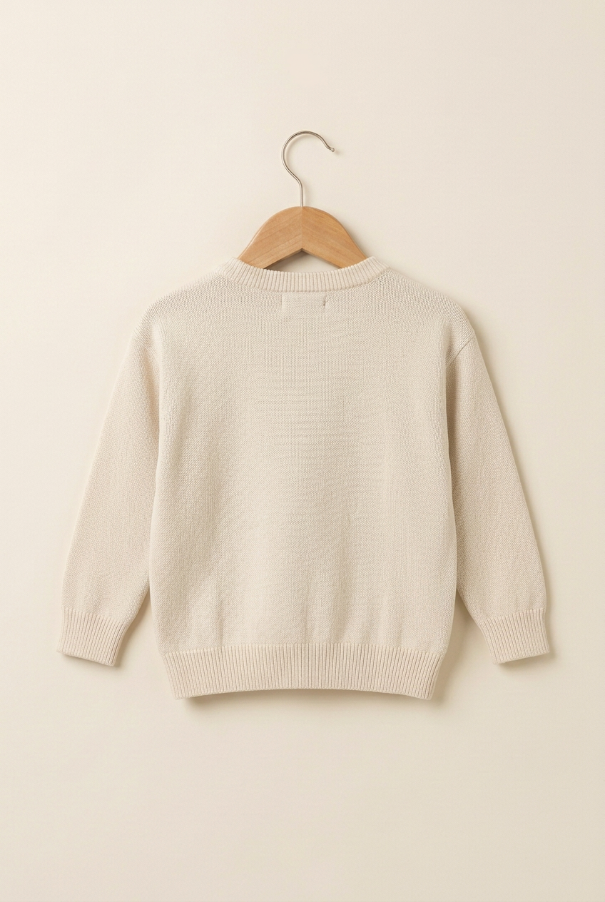 Casual Nature junior knit sweater, back view