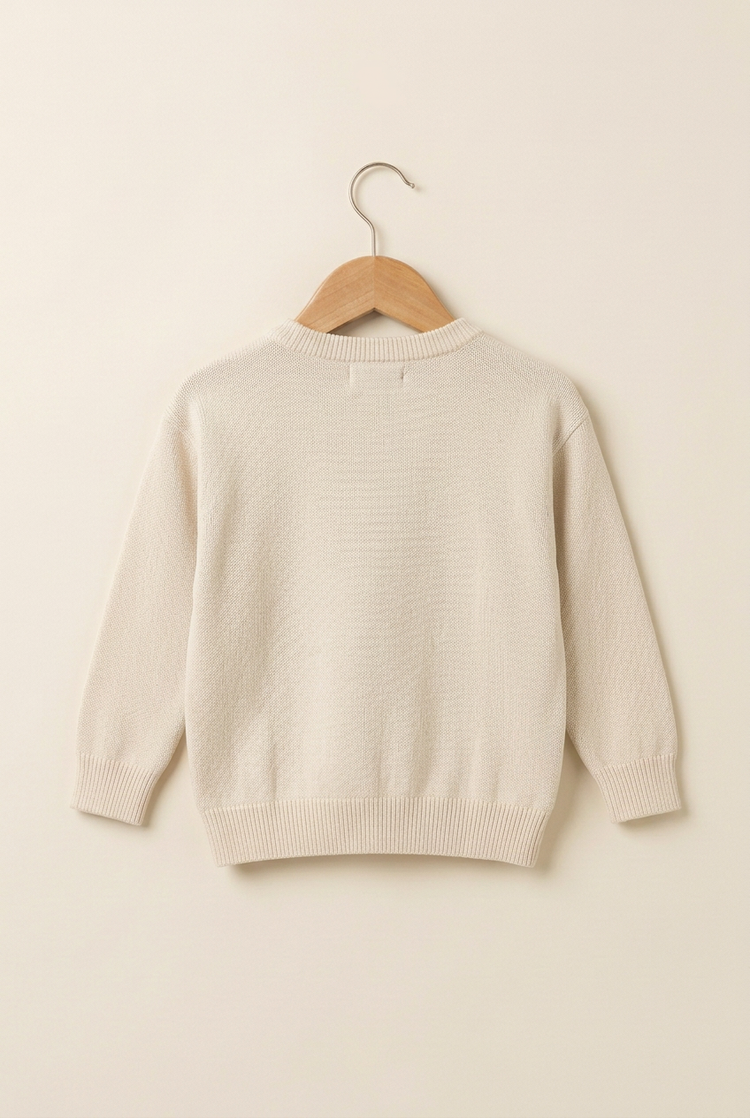 Casual Nature junior knit sweater, back view