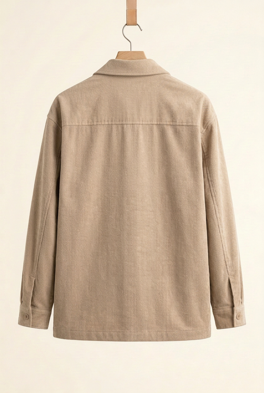 Herick & Belle City Explorer sand jacket, back view